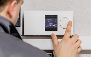 Image of Man Performing HVAC Services in Staten Island, NY
